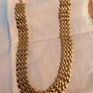 Beautiful Gold tone Napier Collar Necklace (Panther Style)New!